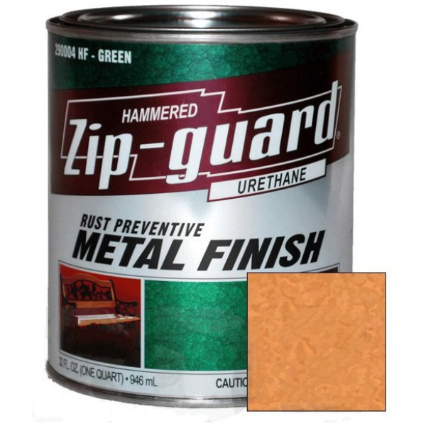 Краска для металла Zip Guard молотковая золотая ( Q-946 мл )