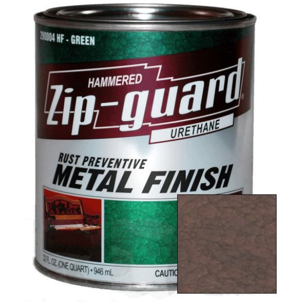 Краска для металла Zip Guard молотковая коричневая ( G-3,785л )