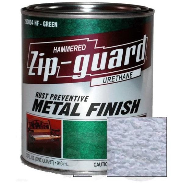Краска для металла Zip Guard молотковая серебристо-серая ( Q-946 мл )
