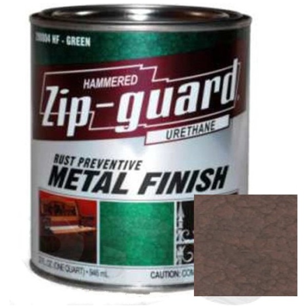 Краска для металла Zip Guard матовая коричневая ( G-3,785л )